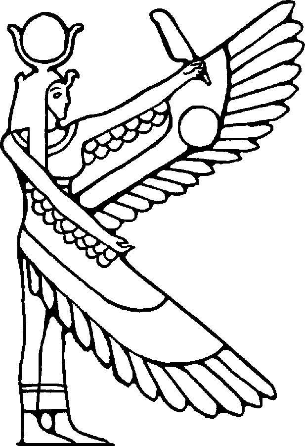Isis, an Ancient Egypt God.