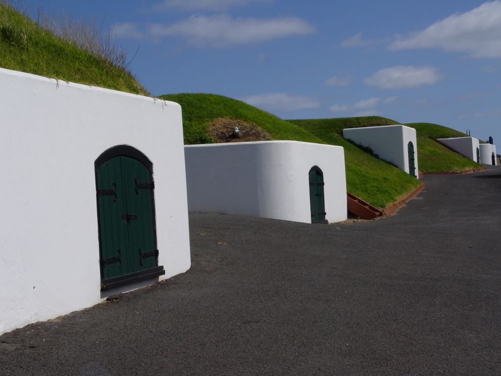 Artillery Battery overlooking Warrnambool Bay, Victoria, Australia.