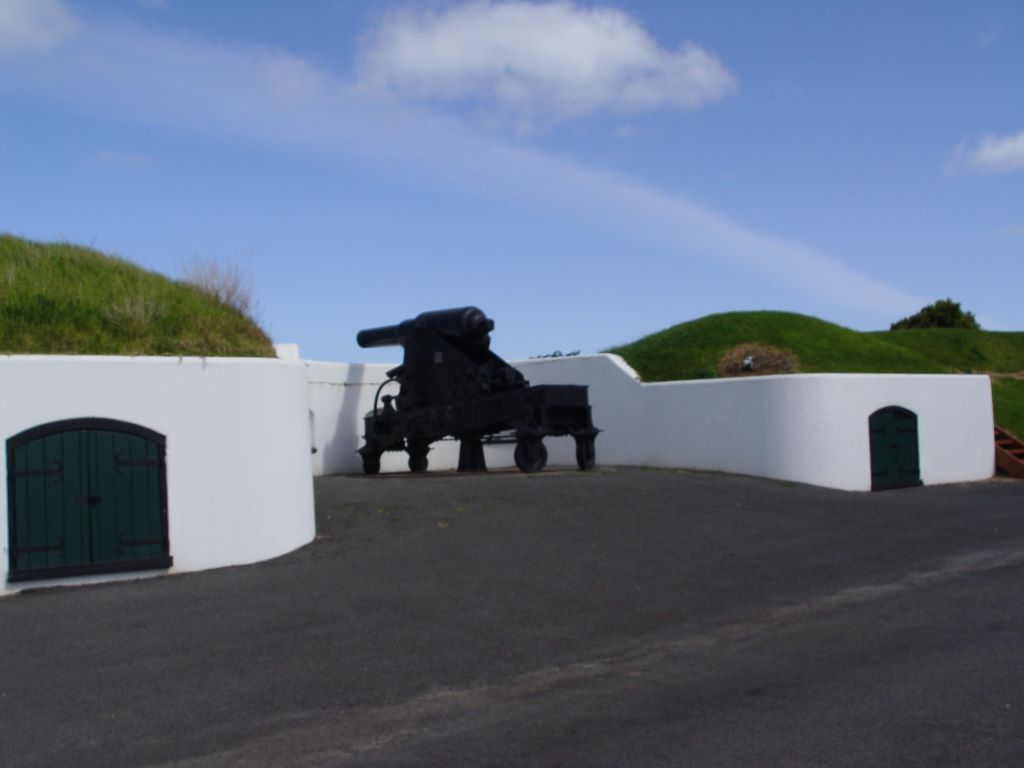 Artillery Battery overlooking Warrnambool Bay, Victoria, Australia.