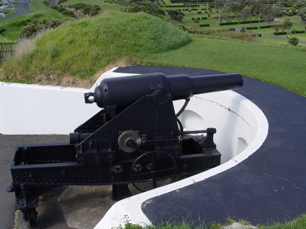 Artillery Battery overlooking Warrnambool Bay, Victoria, Australia.