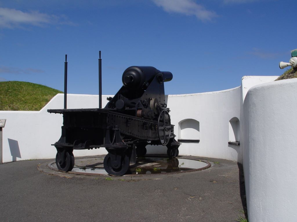 Artillery Battery overlooking Warrnambool Bay, Victoria, Australia.